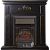 Каминокомплект InterFlame Марго (венге с патиной)+Majestic Black