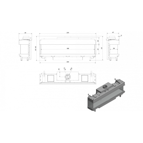 Газовая топка LEO/LP/200/G31/37MBAR (баллонный газ)