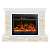 Каминокомплект Glenrich Панорама Мисхор 28 (белый)+Newflame