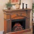 Каминокомплект ClassicFlame Raleigh (грецкий орех)+Spectrafire-23 Black в Иркутске