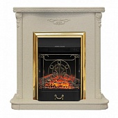 Каминокомплект Real Flame Morocco (белый дуб)+Majestic BR S