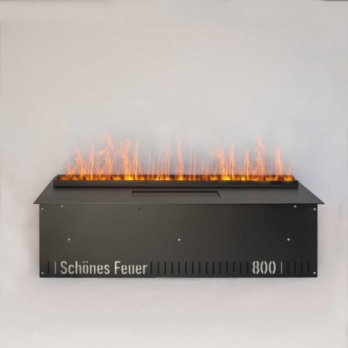 Электроочаг Schönes Feuer 3D FireLine 800 со стальной крышкой в Иркутске